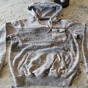 Van's light gray hoodie